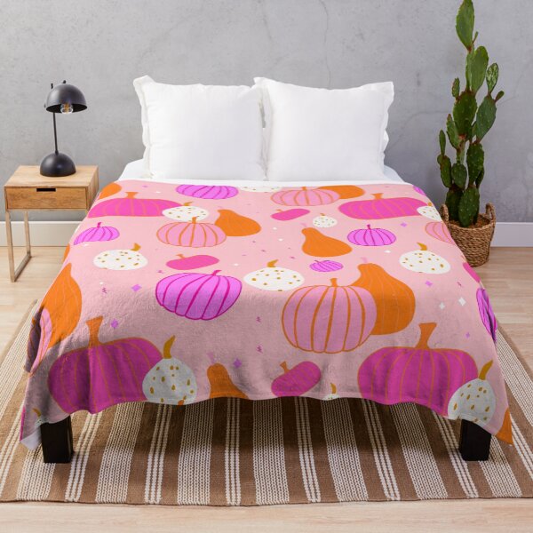Item preview, 70s retro pink pumpkin illustration  designed and sold by AKart19.