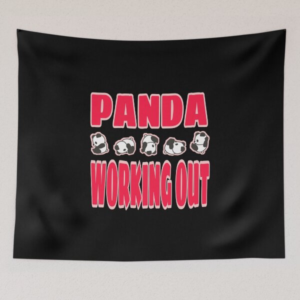 Item preview, Panda Working Out designed and sold by ihebwkqh17.