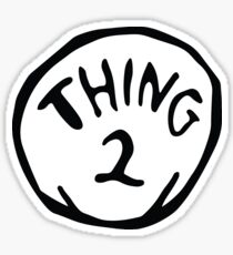 Thing 1: Stickers | Redbubble