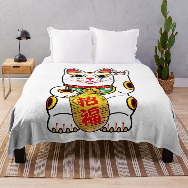 Item preview, Maneki Neko Welcome Cat with Left Paw  Good Luck and Attract Customers designed and sold by monodesigns.