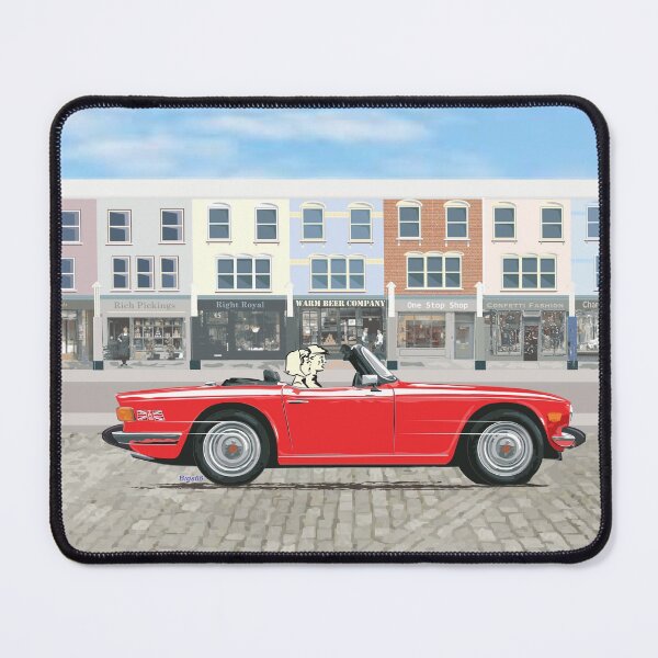 Item preview, Signal Red color late TR6 – the Classic British Sports Car designed and sold by Bigs66.