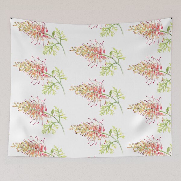 Item preview, Grevillea Loopy Lou watercolour hand painting designed and sold by Sarah Trett.