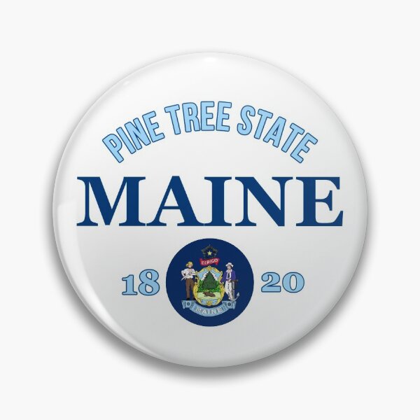 Item preview, Maine Pride Flag Native Home Pine Tree State  designed and sold by The Junto Shop.