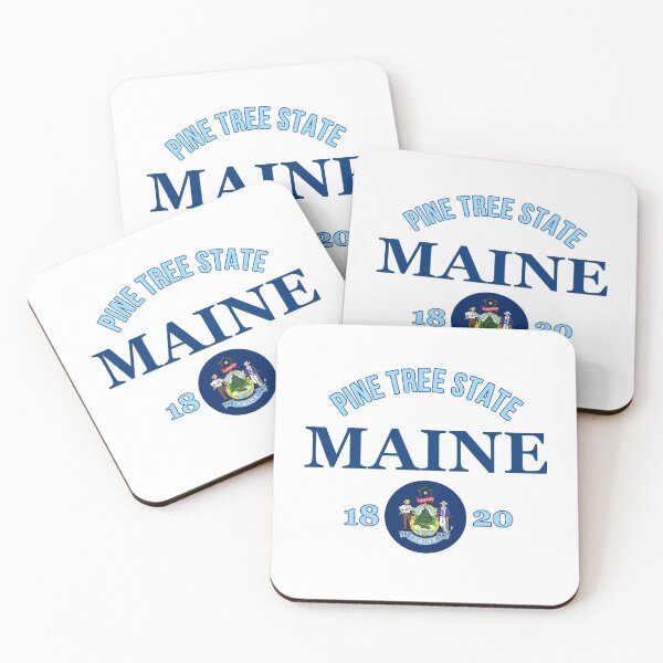 Item preview, Maine Pride Flag Native Home Pine Tree State  designed and sold by The Junto Shop.
