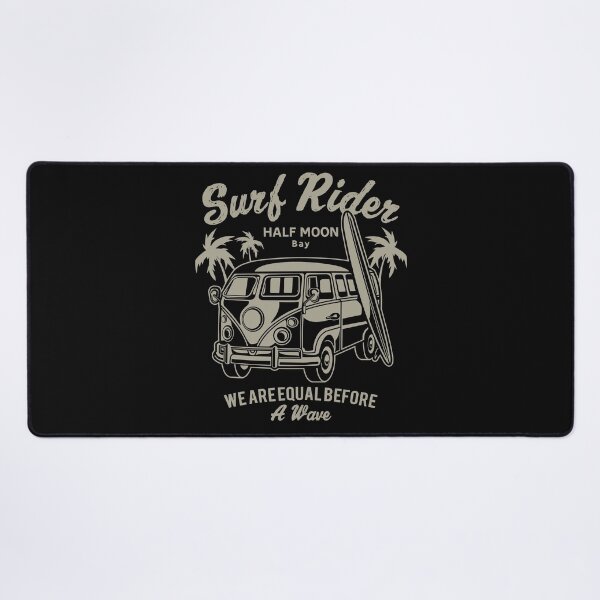 Item preview, Half Moon Bay, California, USA, North America - Surf Rider Surfing Beach Destination Vintage Logo designed and sold by Vintage-TM.