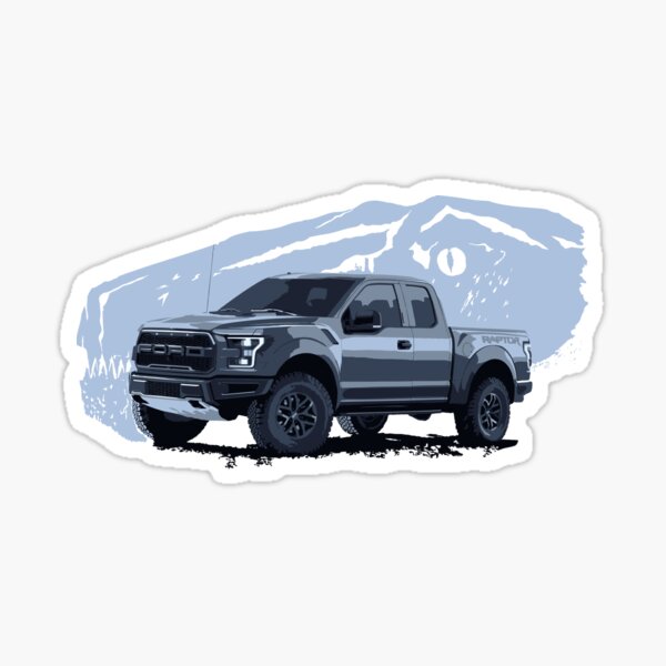 Ford Raptor - fond de dinosaure de raptor Sticker