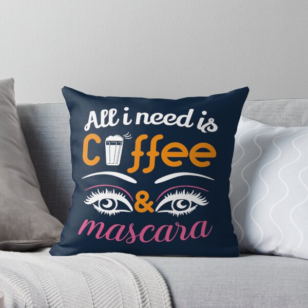 Item preview, All i Need is Coffee and Mascara, Coffee, Mascara, Coffee Love designed and sold by graphic-genie.