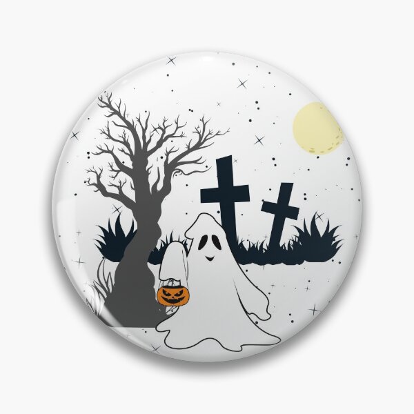 Item preview, Scary Ghost in a sparkling night designed and sold by PuTaTeeShop.
