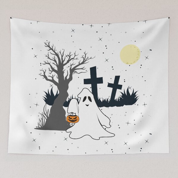 Item preview, Scary Ghost in a sparkling night designed and sold by PuTaTeeShop.