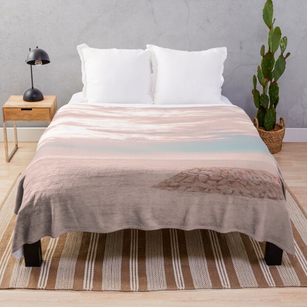 Item preview, sunset over the sea with pastel sky of pink. designed and sold by little-monkey-s.