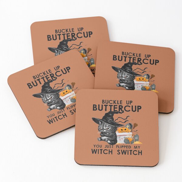 Item preview, Cat Buckle Up Buttercup Women Halloween Costume Witch designed and sold by blockerbab.