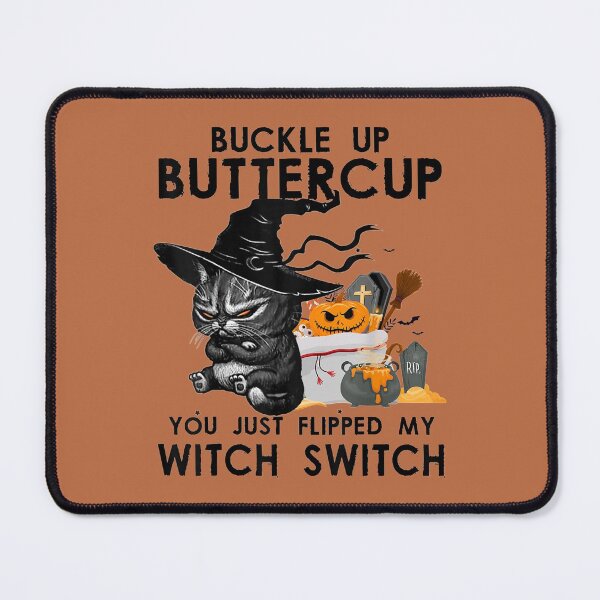 Item preview, Cat Buckle Up Buttercup Women Halloween Costume Witch designed and sold by blockerbab.