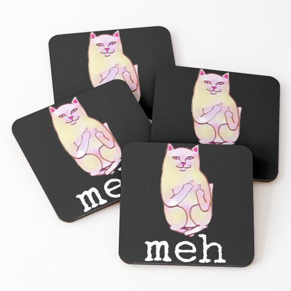Item preview, Funny meh cat designed and sold by ihebwkqh17.