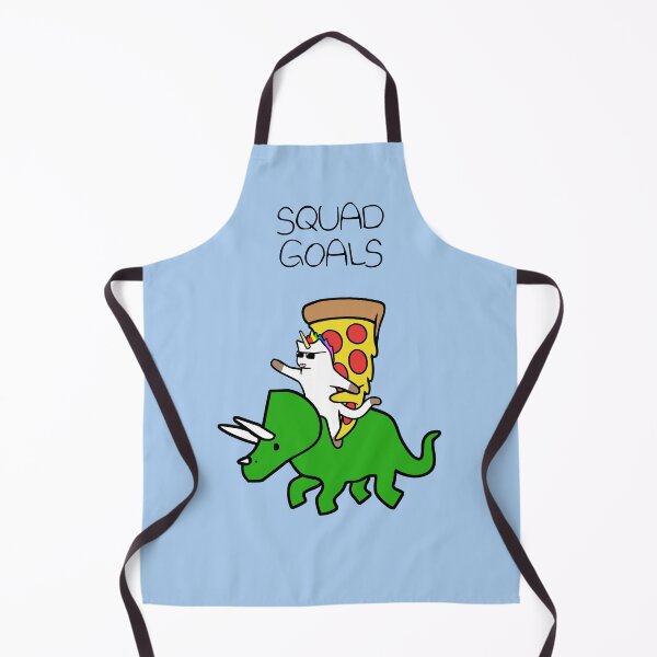 Item preview, Squad Goals (Unicorn Cat And Pizza Riding Triceratops) designed and sold by jezkemp.