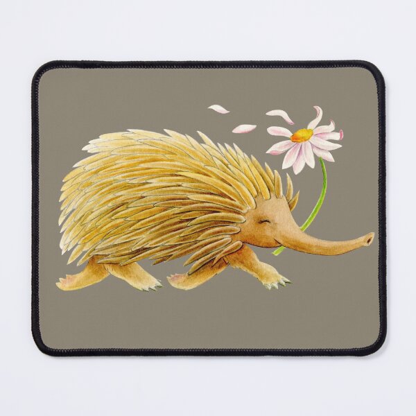 Item preview, Watercolor whimsy echidna painting designed and sold by Sarah Trett.