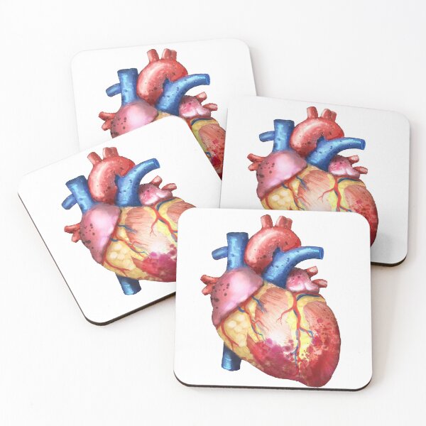 Item preview, Bloody human heart designed and sold by theinkypensieve.