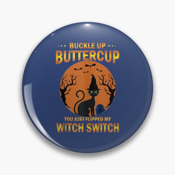 Item preview, Cat Buckle Up Buttercup You Just Flipped My Witch Switch Tank designed and sold by blockerbab.