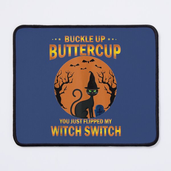 Item preview, Cat Buckle Up Buttercup You Just Flipped My Witch Switch Tank designed and sold by blockerbab.