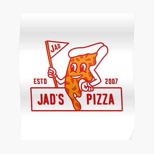 "Jad's Pizza Logo Style OSRS" Poster for Sale by EXPincrease