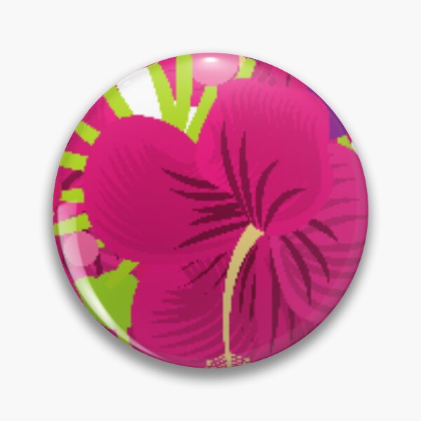 Item preview, Pretty Hot Pink Hybiscus Flower designed and sold by Twittlefish.