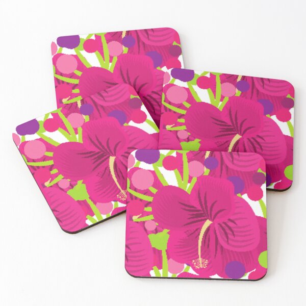 Item preview, Pretty Hot Pink Hybiscus Flower designed and sold by Twittlefish.