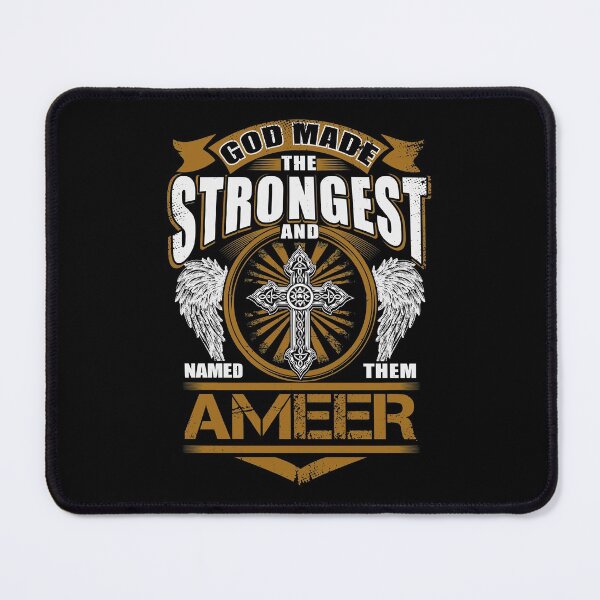 Item preview, Ameer Name T Shirt - God Found Strongest And Named Them Ameer Gift Item Tee designed and sold by artwigse.