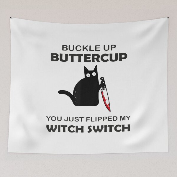Item preview, Funny Black Cat, Murderous Cat With Knife, Halloween designed and sold by blockerbab.