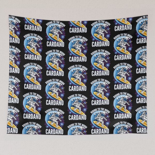 Item preview, Riding to the Moon Cardano ADA Crypto Classic T-Shirt designed and sold by HughBuckridge.