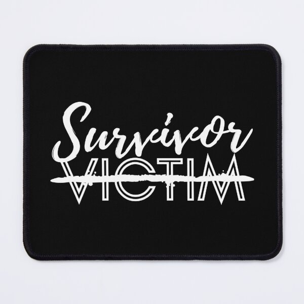 Item preview, Survivor not a victim designed and sold by HermitAlley.