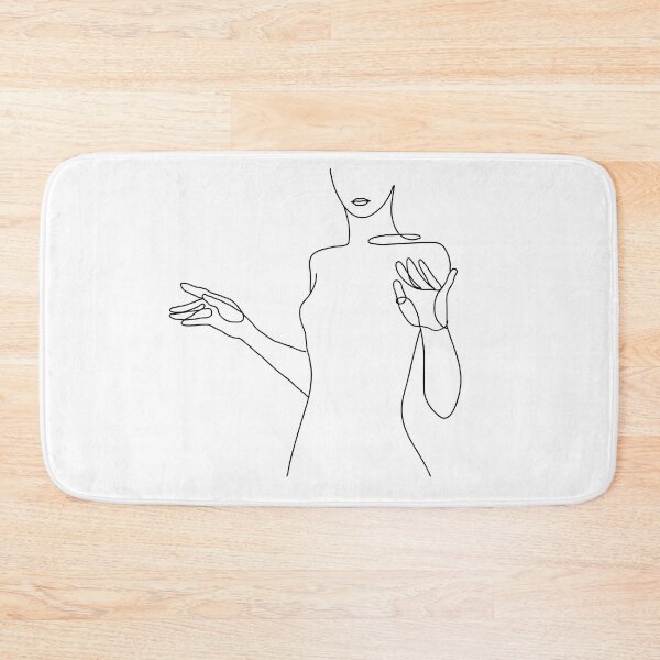 Item preview, Minimalism Lady Line Art 28 designed and sold by AlohaArtsy.