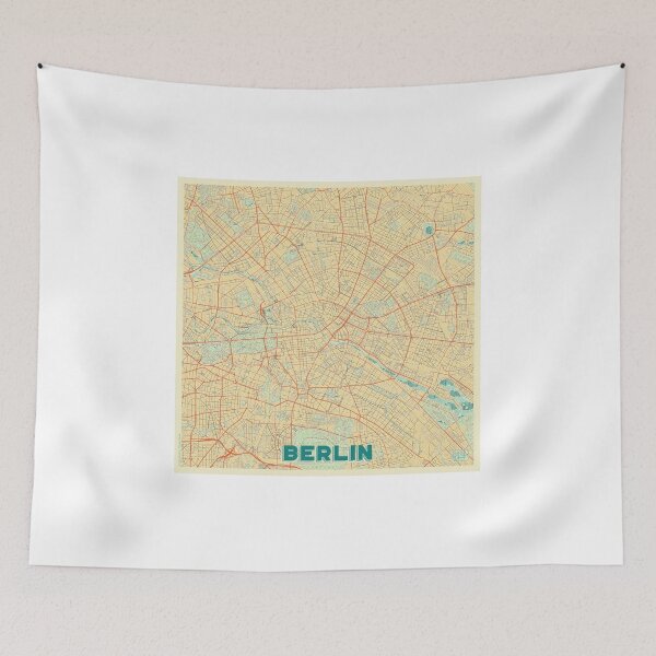Item preview, Berlin Map Retro designed and sold by HubertRoguski.