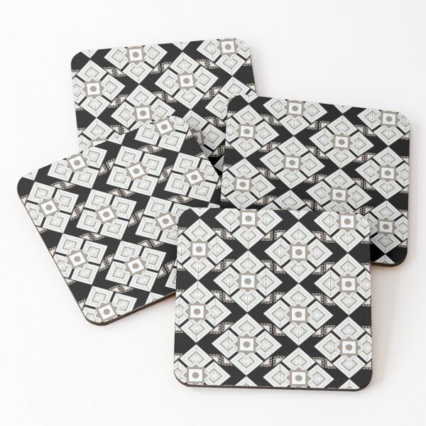 Item preview, abstract patterns on ceramic tile - pattern designed and sold by Exey02.