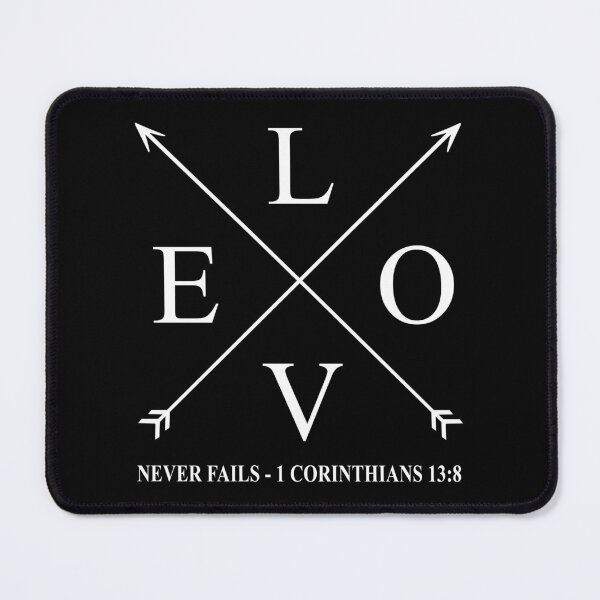 Item preview, Love Never Fails 1 Corinthians 13:8 designed and sold by KA DESIGNS.