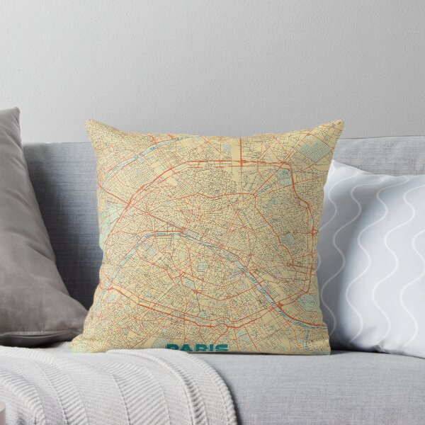 Item preview, Paris Map Retro designed and sold by HubertRoguski.