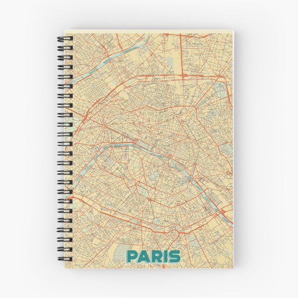 Item preview, Paris Map Retro designed and sold by HubertRoguski.