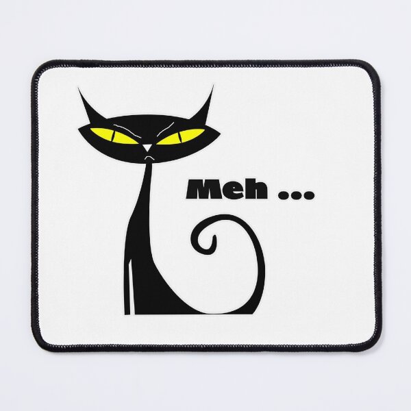 Item preview, Funny Meh Cat designed and sold by Braw-Merch.