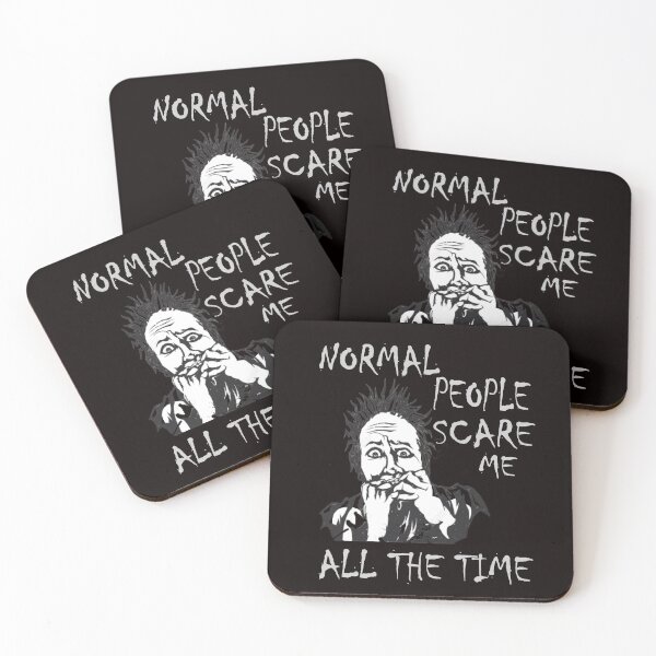 Item preview, Normal people scare me all the time designed and sold by RebeccaRe.
