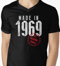 Made In 1969, All Original Parts Men's V-Neck T-Shirt