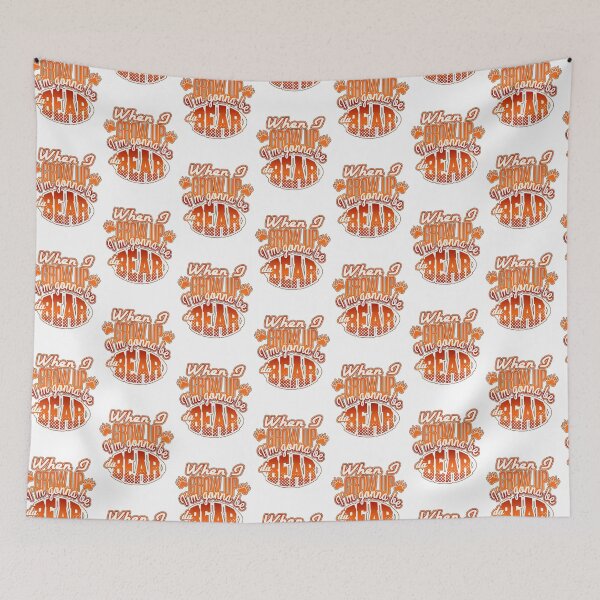Item preview, When I Grow Up I'm Gonna Be Da Bear - Chicago Bears Baby Fan designed and sold by BearDownDesigns.