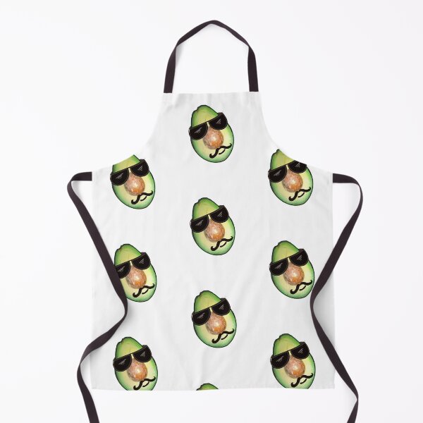 Item preview, Avocado with shades and moustache looking cool designed and sold by Artonmytee.