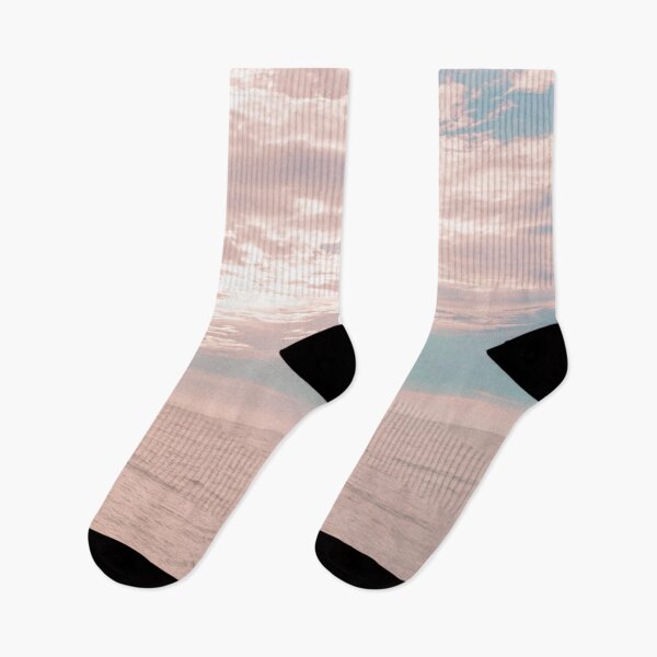 Item preview, sunset over the sea with pastel sky of pink. designed and sold by little-monkey-s.