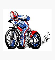 Speedway Racing Photographic Print