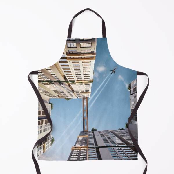Item preview, [Graphic] Airplane flying over buildings designed and sold by VinBasis.