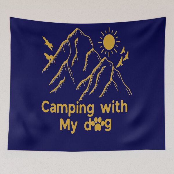 Item preview, Camping Camping With My Dog designed and sold by JackLamel.