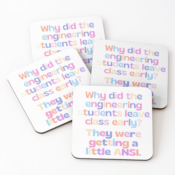 Item preview, Engineer joke/pun - engineer gift (colored) #8 designed and sold by PickaSticka.