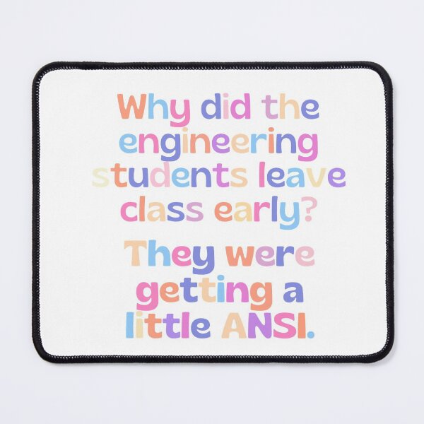 Item preview, Engineer joke/pun - engineer gift (colored) #8 designed and sold by PickaSticka.