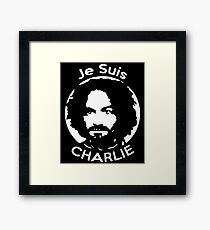 Je Suis Charlie Manson Framed Print