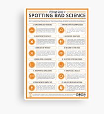 A Rough Guide to Spotting Bad Science Canvas Print