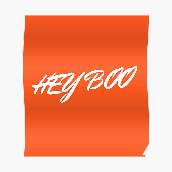 “Hey Boo Shirt Halloween Party Lifestyle Arts Classic Shirt” Poster for