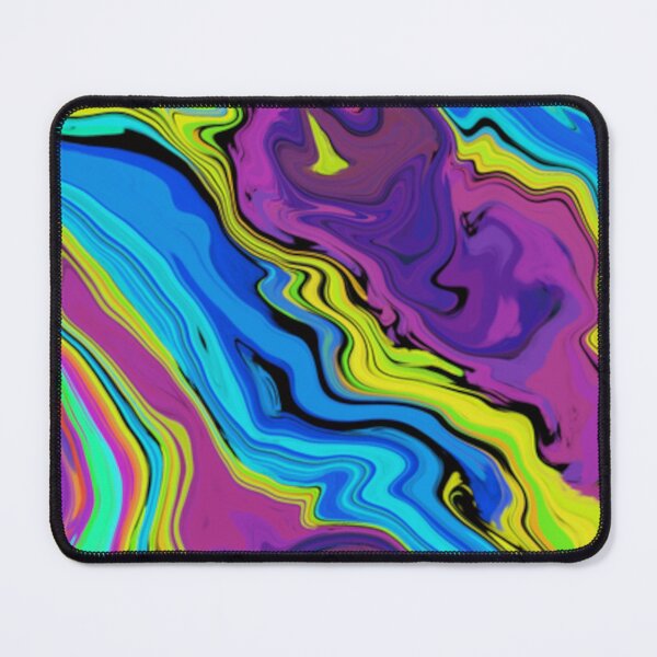 Item preview, colorful psychedelic swirl trippy artwork abstract acrylic designed and sold by Golden-place.